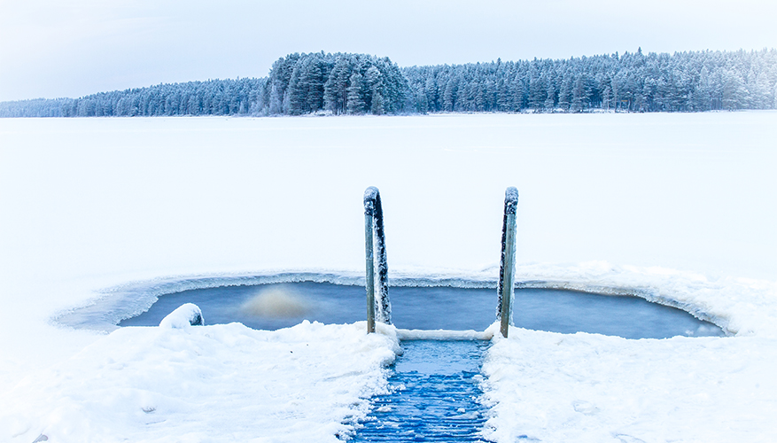 Ice swim, Finland